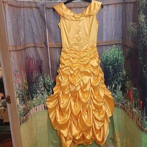 Belle Adult Women's costume Cosplay Princess Party Dress- Small